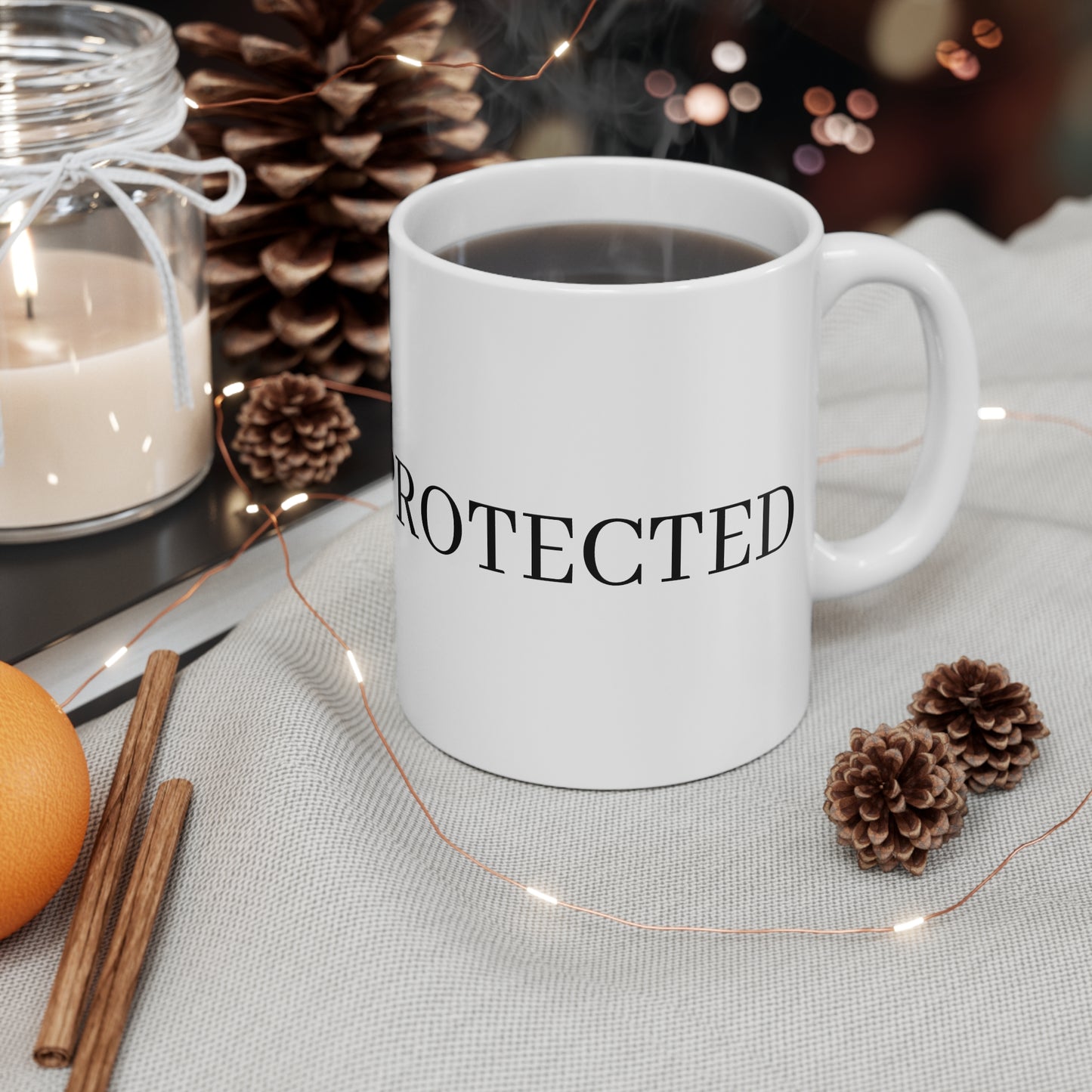 DIVINELY PROTECTED MUG